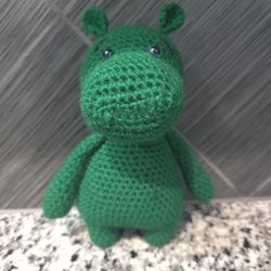 Handmade Crochet Hippo