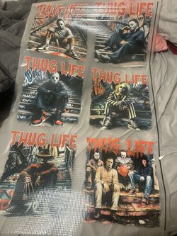 Thug Life halloween prints.