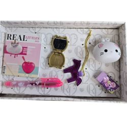 Real Littles Mini Kitty Mirror Notepad Pen Eraser 2021 NEW Cute Collectible