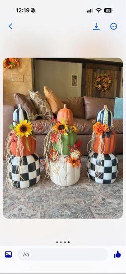 Stack pumpkins, Fall, Halloween