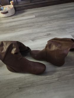 Brown Slouch Boots