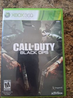 Call of duty black ops XBOX 360