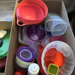 Mixed Tupperware Container 