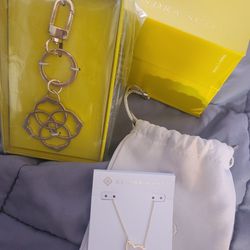 Kendra Scott New Necklace And Keychain 