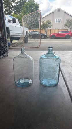 Carboys for brewing or decorations.