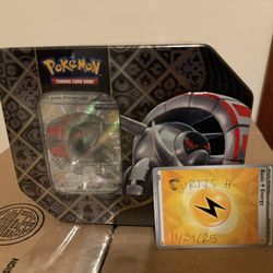 Pokemon Paldean Fates Iron Treads Ex Tin