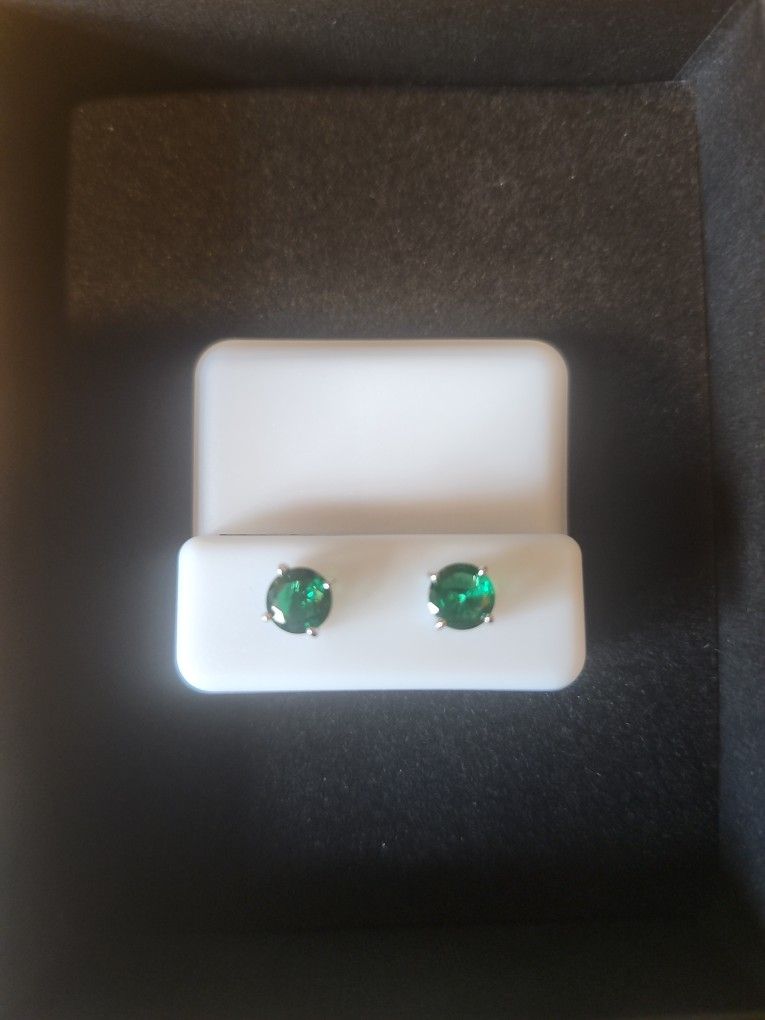 Emerald Nano Earrings 