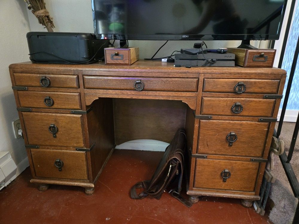 Vintage Wooden Desk