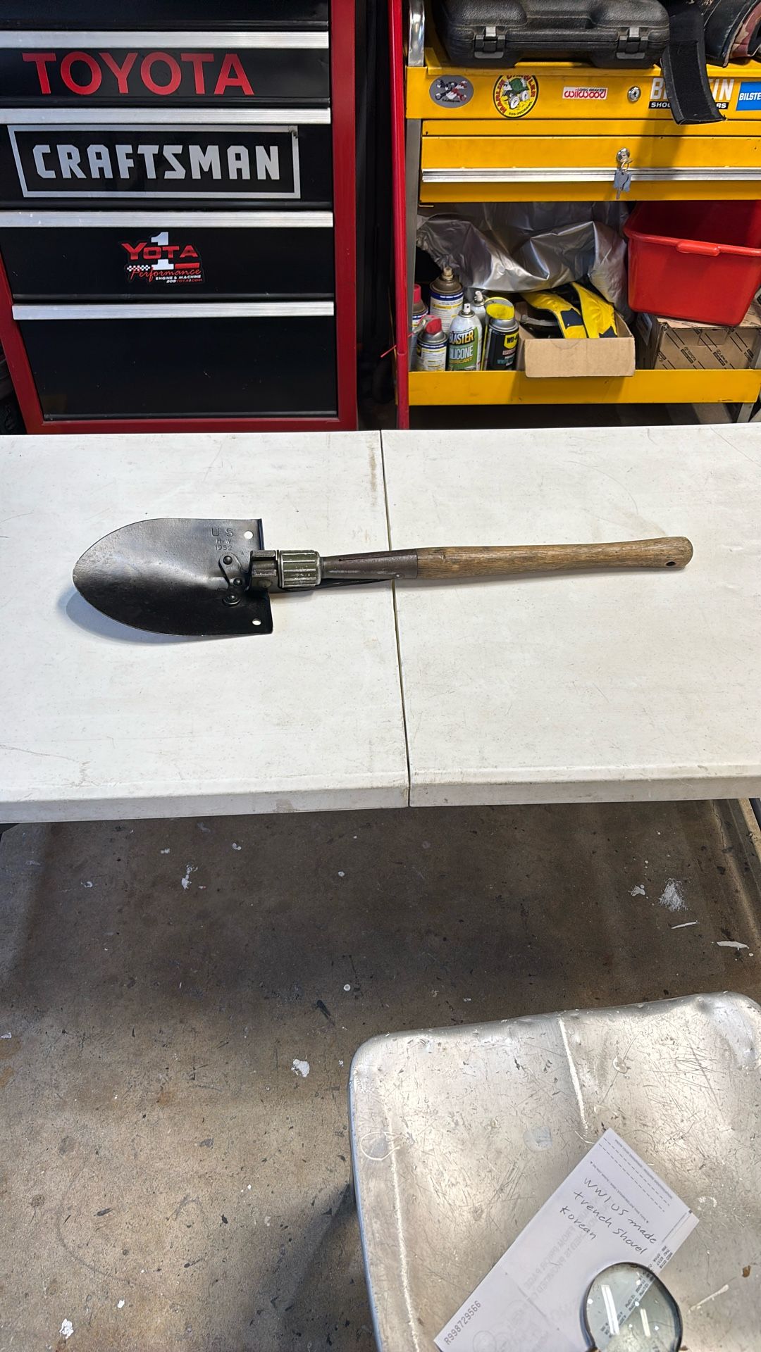 Korean War Trench Shovel