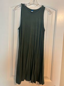Old Navy dress, size S, dark green, rayon