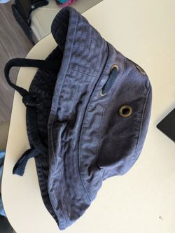 Tilley Navy Blue Bucket Hat with a hidden pocket