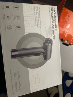 Recargable secadora