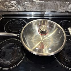 13” Stainless Steel Wok & Bowls Set