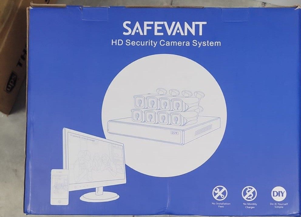 Home Security Camera System, Safevant 8CH in HD CCTV Camera