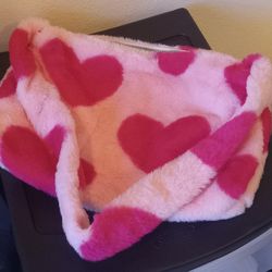 Fuzzy  Heart Crossbody Bag
