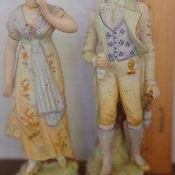 Vintage Porcelain Numbered Statues