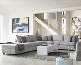 New six piece modular sectional sofa on sale now