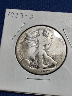 1923s Walking Liberty Half Dollar. 