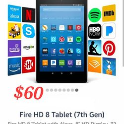 Like New Amazon FIRE HD TABLET 