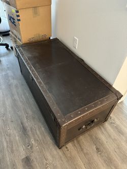 Rustic storage trunk