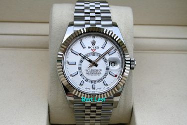 ROLEX 326934 SKYDWELLER WATCH WHITE DIAL JUBILEE BAND - T5588