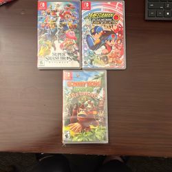 Nintendo Switch Super Smash Bros Donkey Kong Megaman Battle Network