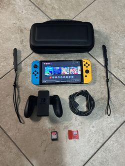 Nintendo Switch OLED w/Free Accessories (Ave J Pickup)