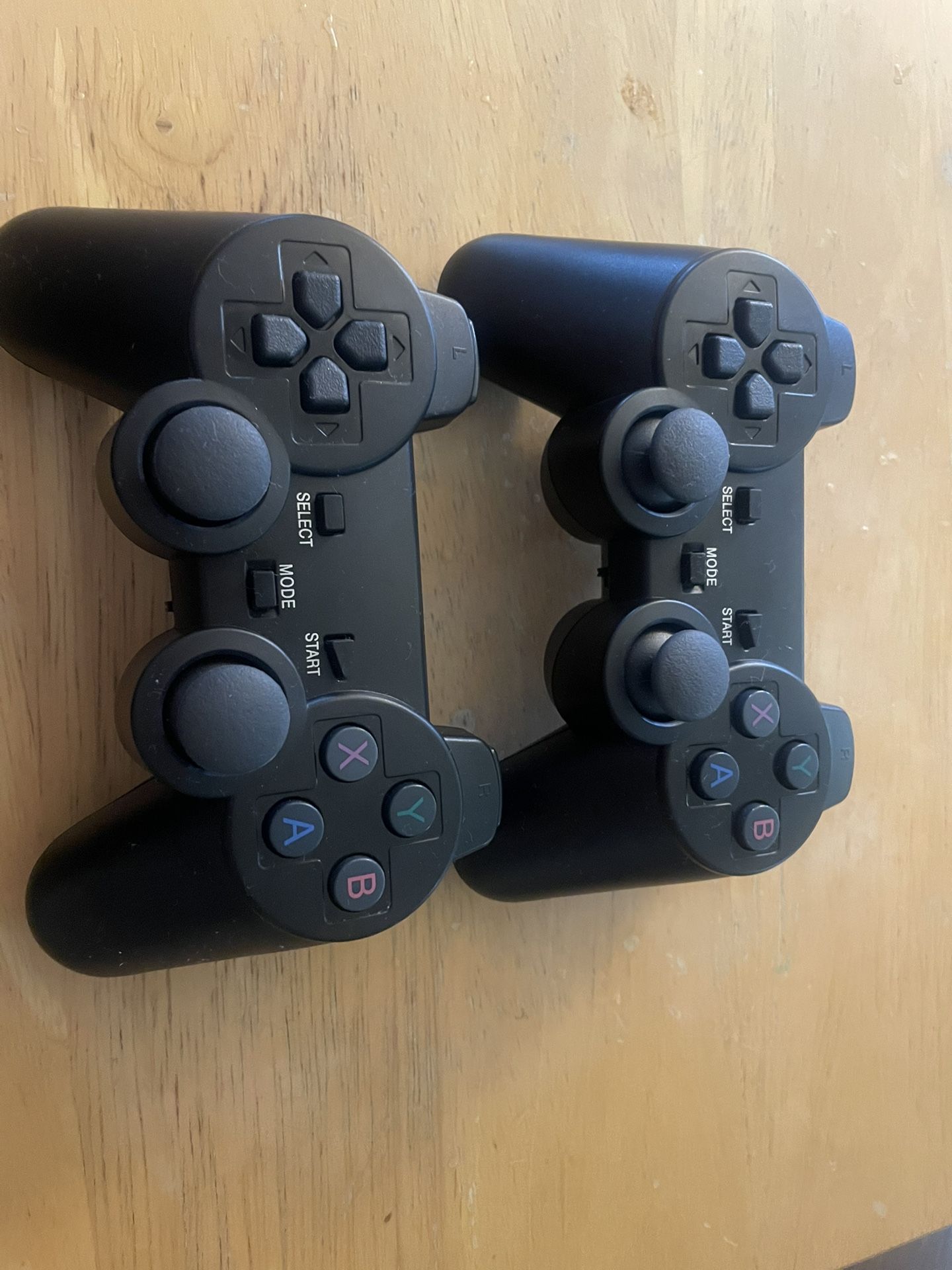 Two Black Playstation Three Controllers!! Look New!