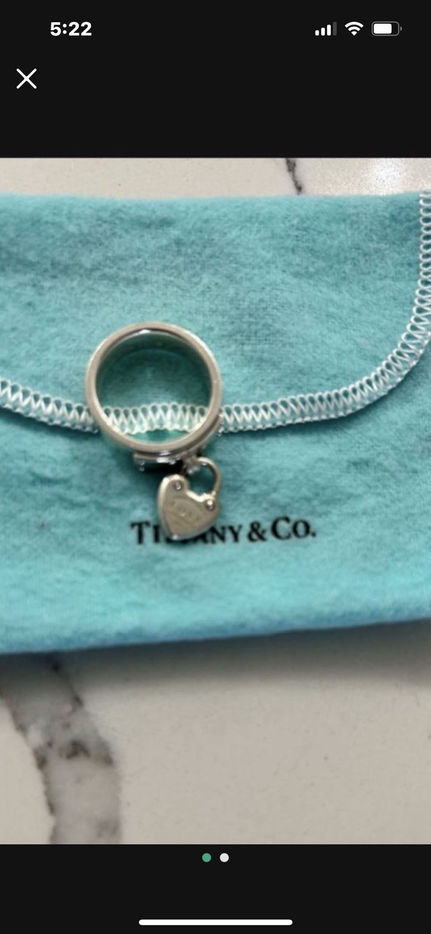 Authentic Tiffany Ring