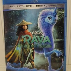 $5 DISNEY BLU RAY MOVIE. RAYA AND THE LAST DRAGON. BLU RAY ONLY. NO DIGITAL. $5 OR TRADE FOR A MOVIE TITLE I DO NOT ALREADY OWN.