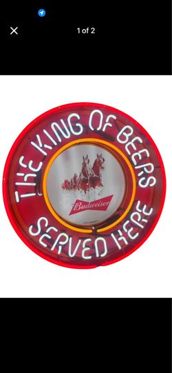 Budweiser neon large