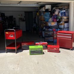 7 X Tool Box( Toolbox) Rolling Cart Chest 