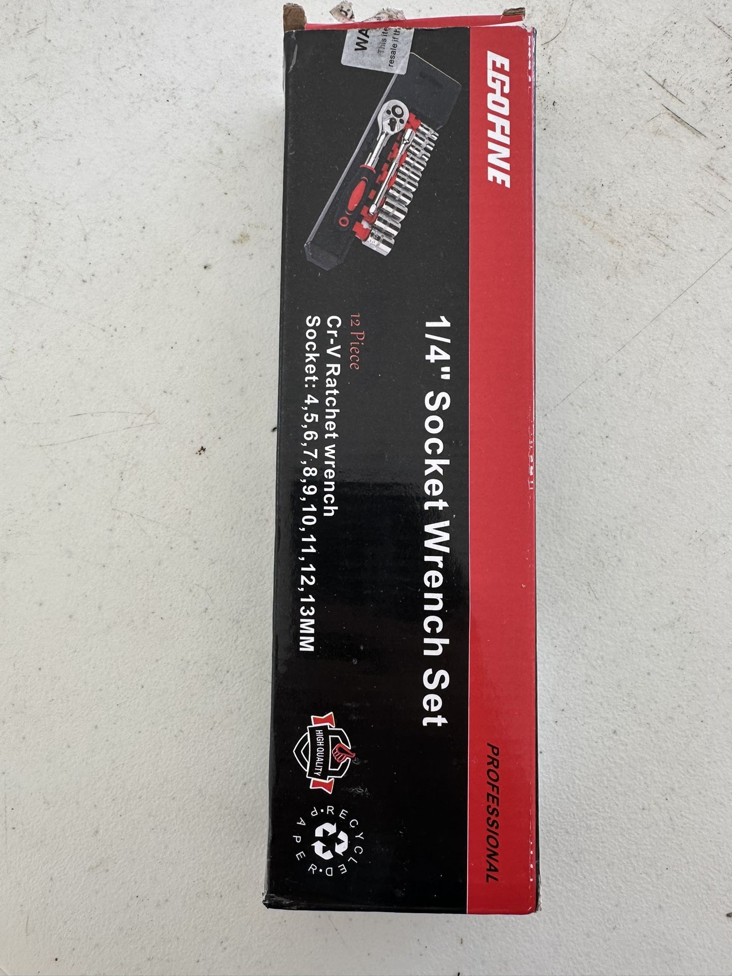 1/4 Socket Wrench Set