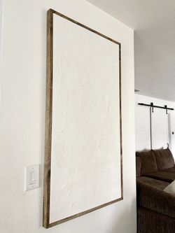 Large Texture Minimalist Painting | Wall Art