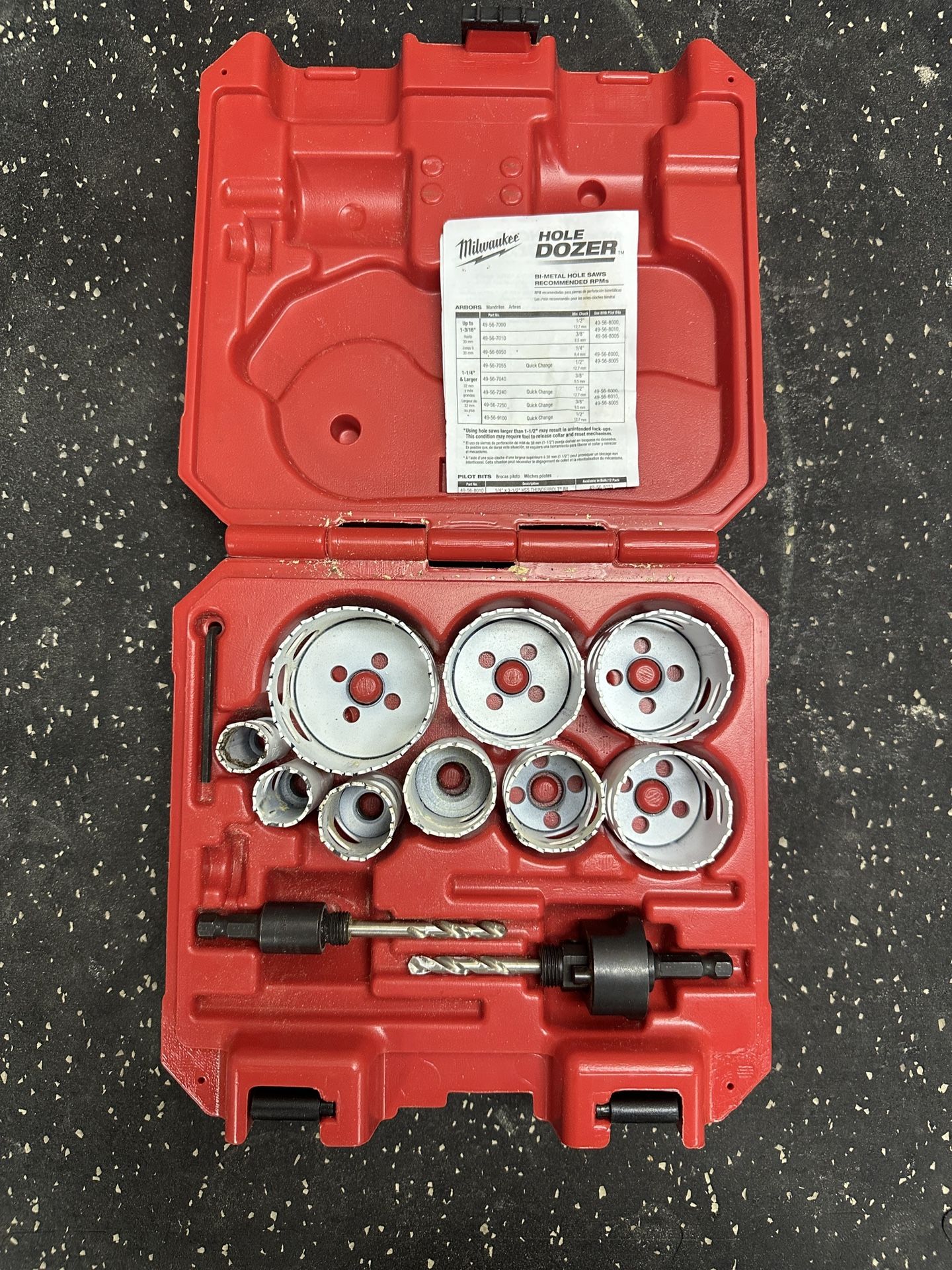 Milwaukee Hole Dozer Set