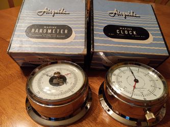 Boat Clock And Barometer
