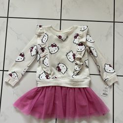 New Hello Kitty Dress Size 4T