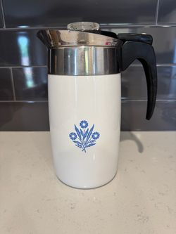 10 Cup Corning Ware Coffee Percolator
