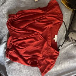 Orange Crop Top