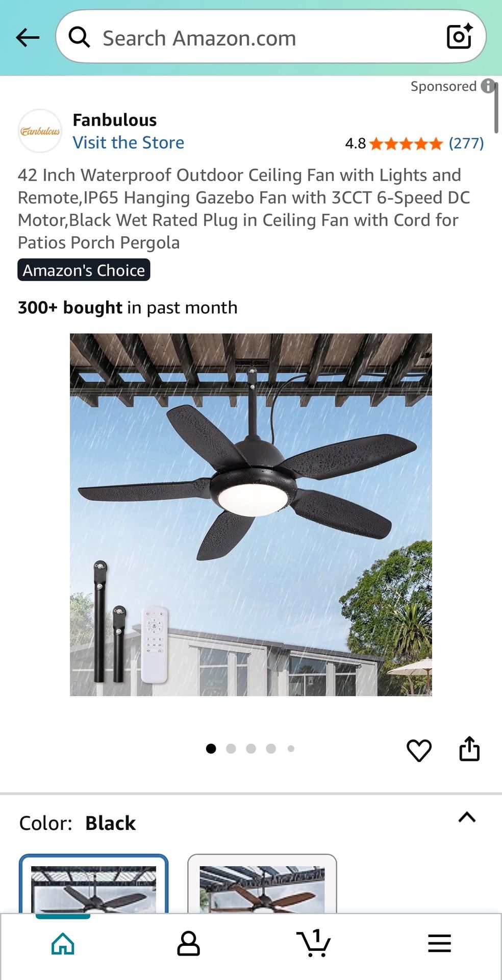 Outdoor Ceiling Fan 