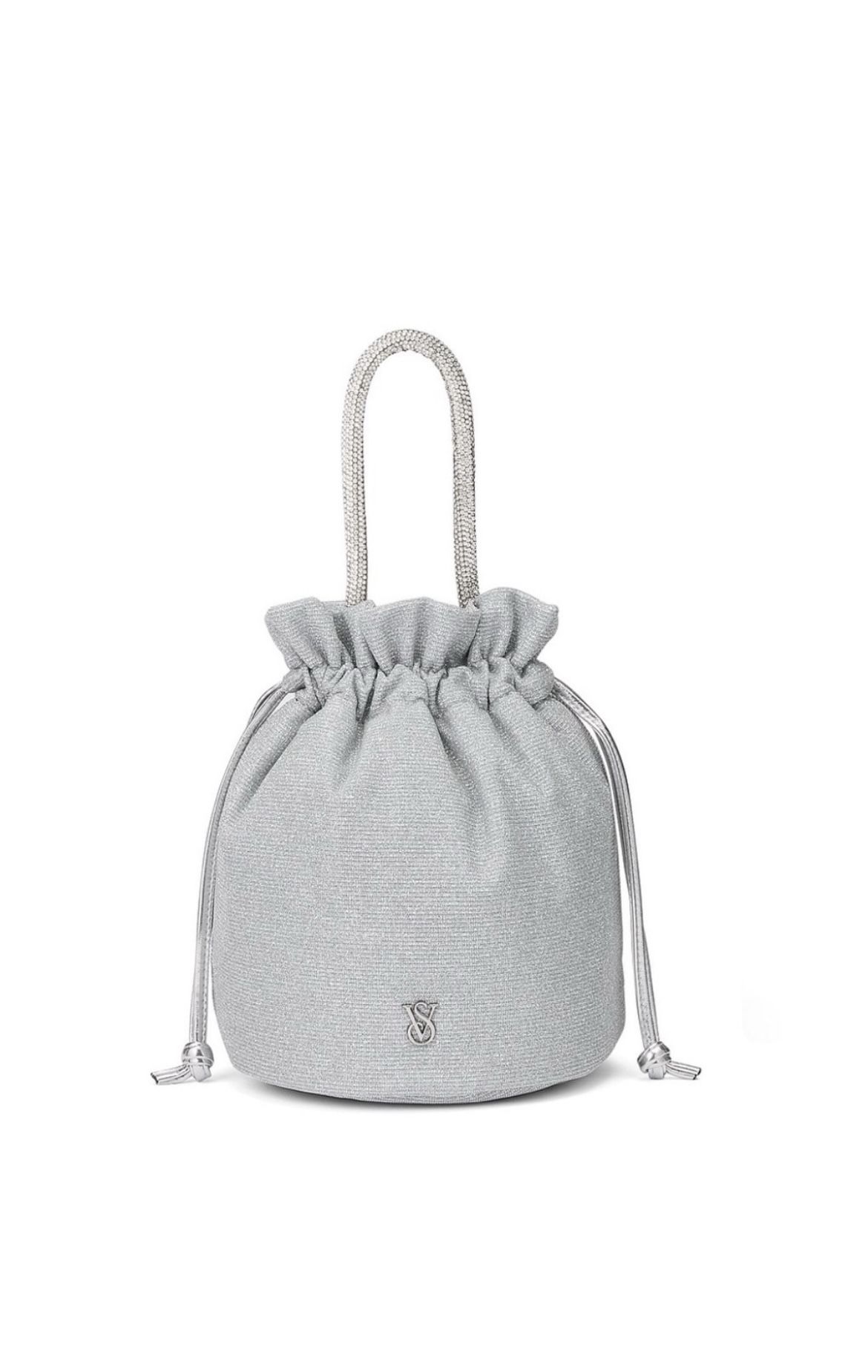 NEW VICTORIA SECRET SILVER PURSE