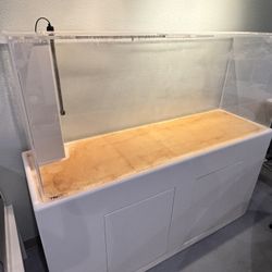 150 Gallon Acrylic Fish Tank With stand $350