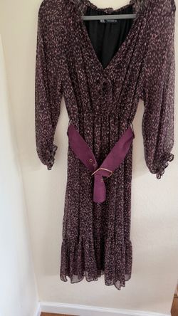Zara purple dress