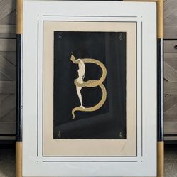 Letter B by Erté