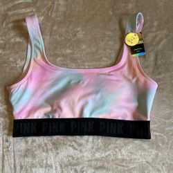 PINK Gym To Swim Top Medium