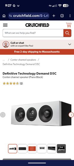 Definitive Technology Demand Series 5 Speaker Surround Sound System