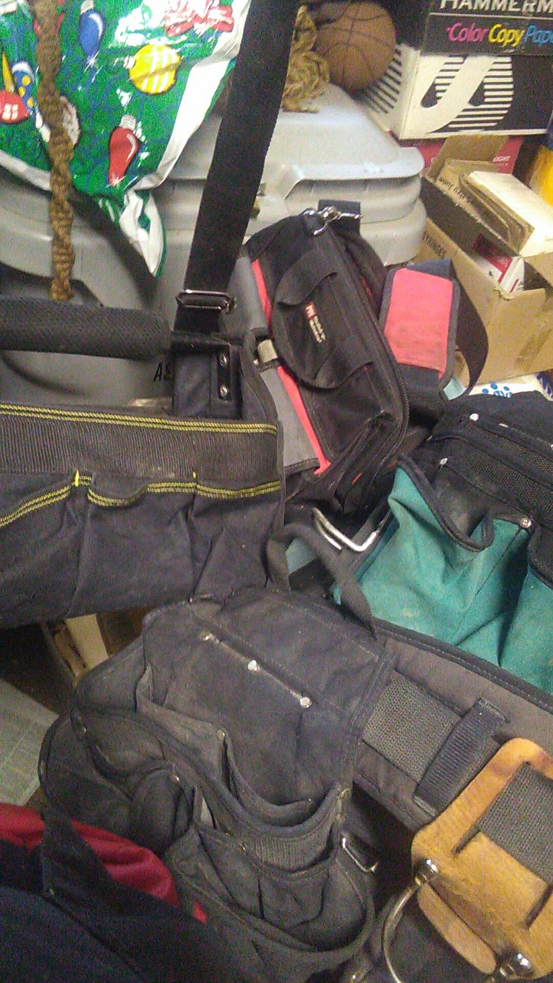 Tool bags and belts