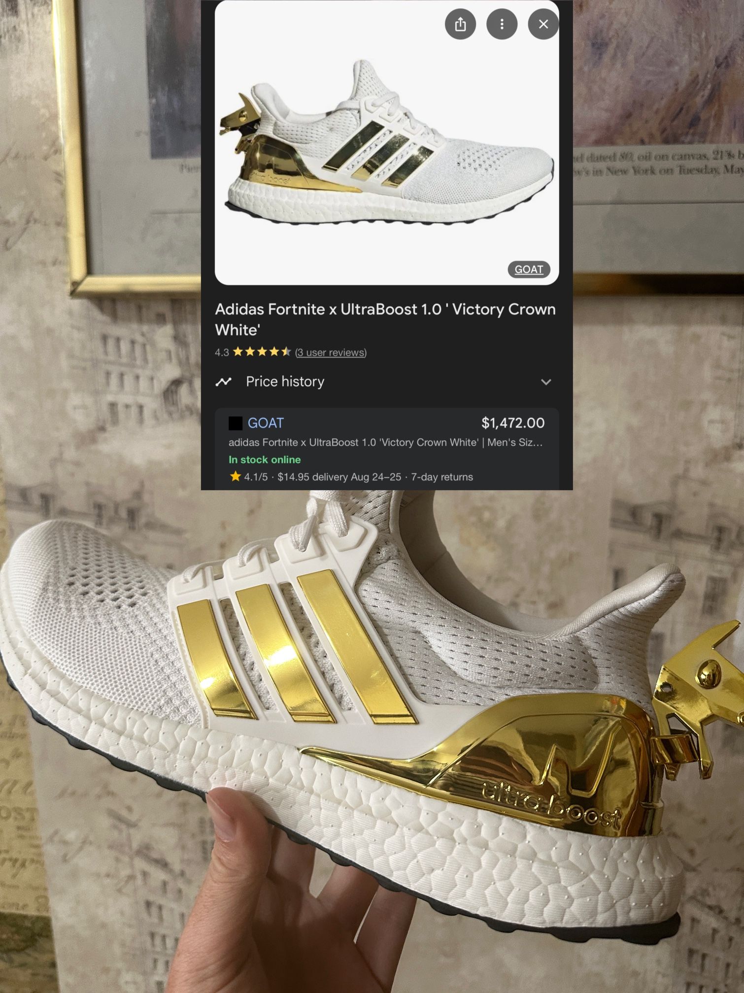 Adidas Ultra Boost Fortnite Size 12.5
