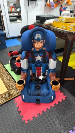 Marvel Captain America booster car seat