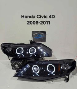 Honda civic 2006-2011 sedan 4 door headlights